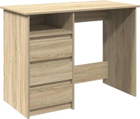 vidaXL Γραφείο Sonoma Δρυς 102x50x75 εκ. από Επεξεργασμένο Ξύλο