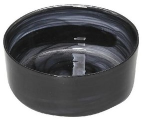 Μπωλ Atlas Οβάλ Alabaster Hor1625K6 11cm Black Espiel Glass