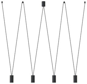 Φωτιστικό Οροφής More Eye 7822 4x10W GU10 Black Nowodvorski Metal