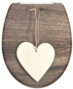 SCHÜTTE Κάθισμα Λεκάνης WOOD HEART Soft-Close & Σχέδιο από Duroplast