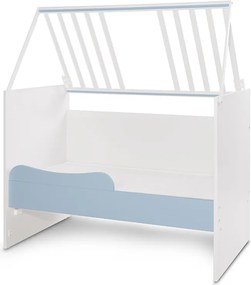 BED MULTI 190/72 COLOUR WHITE/BABY BLUE