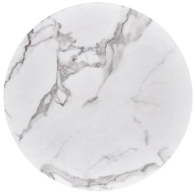 Τραπέζι Houston 1532, Λευκό μάρμαρο, Χρυσό, Μαύρο, 74cm, 26 kg, Κεραμικός, Μέταλλο | Epipla1.gr