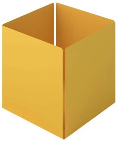 Θήκη Οργάνωσης Κύβος 118-603 13x13x13cm Matt Yellow Pam&Co Stainless Steel