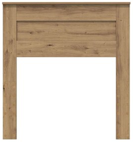 vidaXL Κεφαλάρι Artisan Oak 80 cm Επεξεργασμένο ξύλο