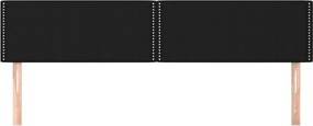 vidaXL Κεφαλάρια Μαύρα 160x5x78/88 εκ. Ύφασμα
