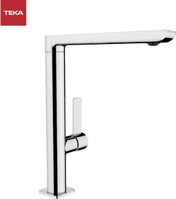Μονή λαβή βρύση Teka FO 915 Ασημί Μέταλλο
