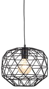 Φωτιστικό Κρεμαστο Aca KS180430PB ALADDIN Μαύρο Ματ (Black Mat)