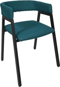 ΚΑΡΈΚΛΕΣ &amp; ΠΟΛΥΘΡΌΝΕΣ DESIGN ARMCHAIR ATOM BLUE M2 A1/M2 HD0464
