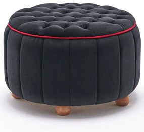 Σκαμπό Jasmin 825BLC1626 65x65x42cm Anthracite