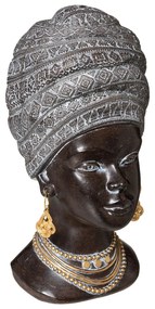 Διακοσμητική Φιγούρα Γυναίκα (15.5x13x27.5) A-S African Woman Head 182336