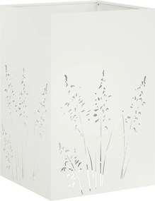 vidaXL Γλάστρα Κήπου 2 τμχ. Λευκό 50 x 50 x 75 cm