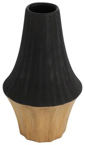 Βάζο Κεραμικό Sual 421007 Φ19x32cm Black-Gold Eglo Κεραμικό