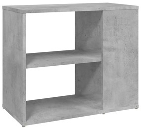 vidaXL Βοηθητικό Ντουλάπι Γκρι Σκυροδέματος 60x30x50 εκ. Επεξ. Ξύλο