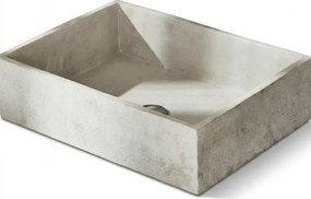 Tema Rock White 52x38 - Επιτραπέζιος Νιπτήρας με Υφή Πέτρας