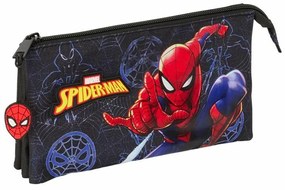 Κασετίνα Spider-Man Attack Μαύρο 22 x 12 x 3 cm