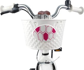 vidaXL Παιδικό Ποδήλατο 18 ίντσες για 5-7 ετών Λευκό