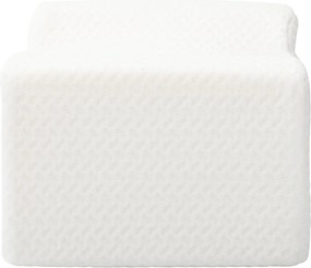 vidaXL Knee Pillow Λευκός Αφρός μνήμης και Πολυεστέρας