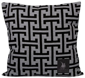 Διακοσμητικό Μαξιλάρι (40x40) Greenwich Polo Club 3901 Grey-Black