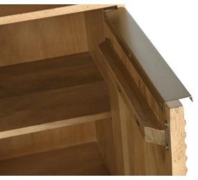 Ράφια DKD Home Decor Χρυσό Φυσικό Ξύλο από Μάνγκο 90 x 40 x 180 cm