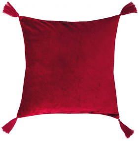 Βελουτέ Διακοσμητικό Μαξιλάρι (50x50) Kentia Stylish Ivanna 05 Bordeaux