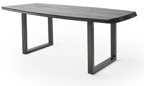 Tibet Τράπεζι Μασίφ Ακακία Σκούρο Καφέ 180x100x77