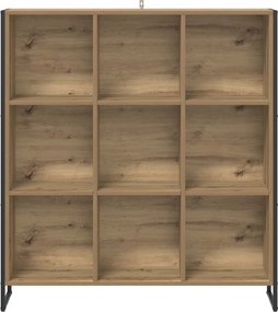 vidaXL Βιβλιοθήκη 99.5 x 30 x 108.5 εκ Επεξεργασμένο ξύλο