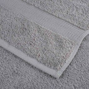 vidaXL Πετσέτες Premium SOLUND 10 τεμ. Γκρι 100x200 εκ. 600 γρ./μ²