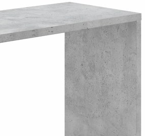 Βιβλιοθήκη 5 Επιπέδων Γκρι Σκυροδέματος 45 x 23,5 x 162,5 εκ. - Γκρι