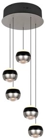 Φωτιστικό Κρεμαστό Trio Lighting ORBIT 344430507 Νίκελ ματ (Nickel Mat- Satin) 2300+3000+4000K