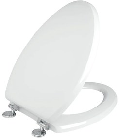 Κάλυμμα Λεκάνης WC Polyester B.T Λευκό 43-49x36cm Οπές 11-20cm Ideal Standard Capri-Cesame Erica-Fenise Elvit 0099