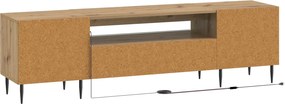 vidaXL Ντουλάπα LED Τηλεόρασης Artisan Δρυς Επεξεργασμένο Ξύλο