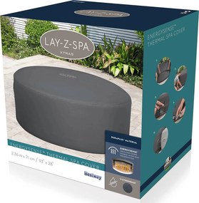 Bestway Κάλυμμα PVC και POM Γκρι
