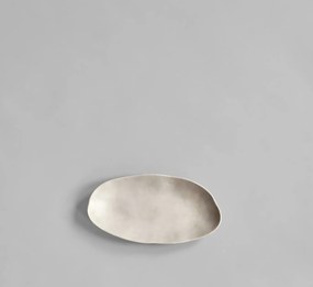 Πιατέλα Native Oval Tray, Medio Stoneware Άσπρο Birch L30/ W16/ H3,5 cm 101 COPENHAGEN