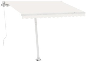 vidaXL Τέντα Αυτόματη Ανεξάρτητη Κρεμ 300 x 250 εκ.