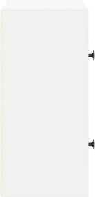 vidaXL Βιβλιοθήκη Λευκή 40x24x52 εκ. από Επεξεργασμένο Ξύλο