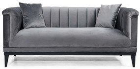 Καναπές Διθέσιος Trendy 569HLN1110 190x89x79cm Dark Grey