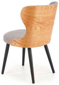 K452 chair color: grey / natural oak DIOMMI V-CH-K/452-KR