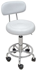 BAR72 ΛΕΥΚΟ PU(Σ2)ΣΚΑΜΠΟ ΜΕ ΑΜΟΡΤ. ΤΡΟΧΗΛΑΤΟ 36Χ41Χ83εκ. ZITA PLUS 36Χ41Χ47-70/60-83εκ.