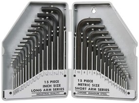 PROSKIT σετ κλειδιά Allen 8PK-027 σε σχήμα L, με θήκη, 30τμχ