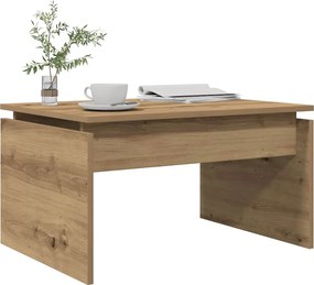 vidaXL Τραπεζάκι Σαλονιού τεχνίτης Δρυς 68x50x38 εκ Επεξεργασμένο Ξύλο