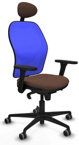 Καρέκλα Γραφείου Piqueras y Crespo 3D036G1 Μπλε Σκούρο καφέ