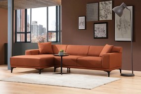 Corner Sofa Petra L Corner - Orange Orange