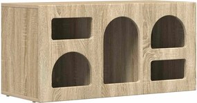 vidaXL Ντουλάπι TV Δρύς Sonoma 80 x 35 x 40 εκ Επεξεργασμένο ξύλο