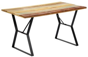 vidaXL Τραπεζαρία 140 x 80 x 76 εκ. από Μασίφ Ανακυκλωμένο Ξύλο