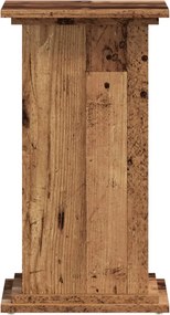 vidaXL Βάσεις Φυτών Όψη Παλαιού Ξύλου 33x33x60 εκ. Επεξ. Ξύλο