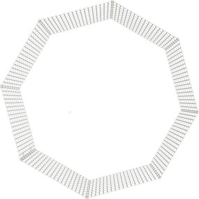vidaXL Περίφραξη Ζώων Ελεύθερης Βοσκής 8 Πάνελ 54x80 εκ. Γαλβ. Σίδερο