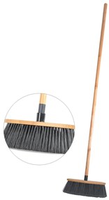 Σκούπα Homea με λαβή από ξύλο Bamboo, με ύψος 118cm