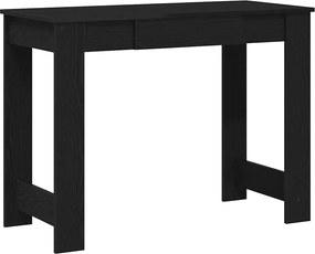 vidaXL Γραφείο Μαύρο 100x45x75 εκ. από Επεξεργασμένο Ξύλο