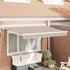 vidaXL Σκελετός Τέντας Μπεζ 350 x 200 cm Πολυεστέρας με Επικάλυψη PU