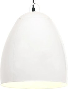 vidaXL Φωτιστικό Industrial Στρογγυλό 25 W Λευκό 42 εκ. Ε27